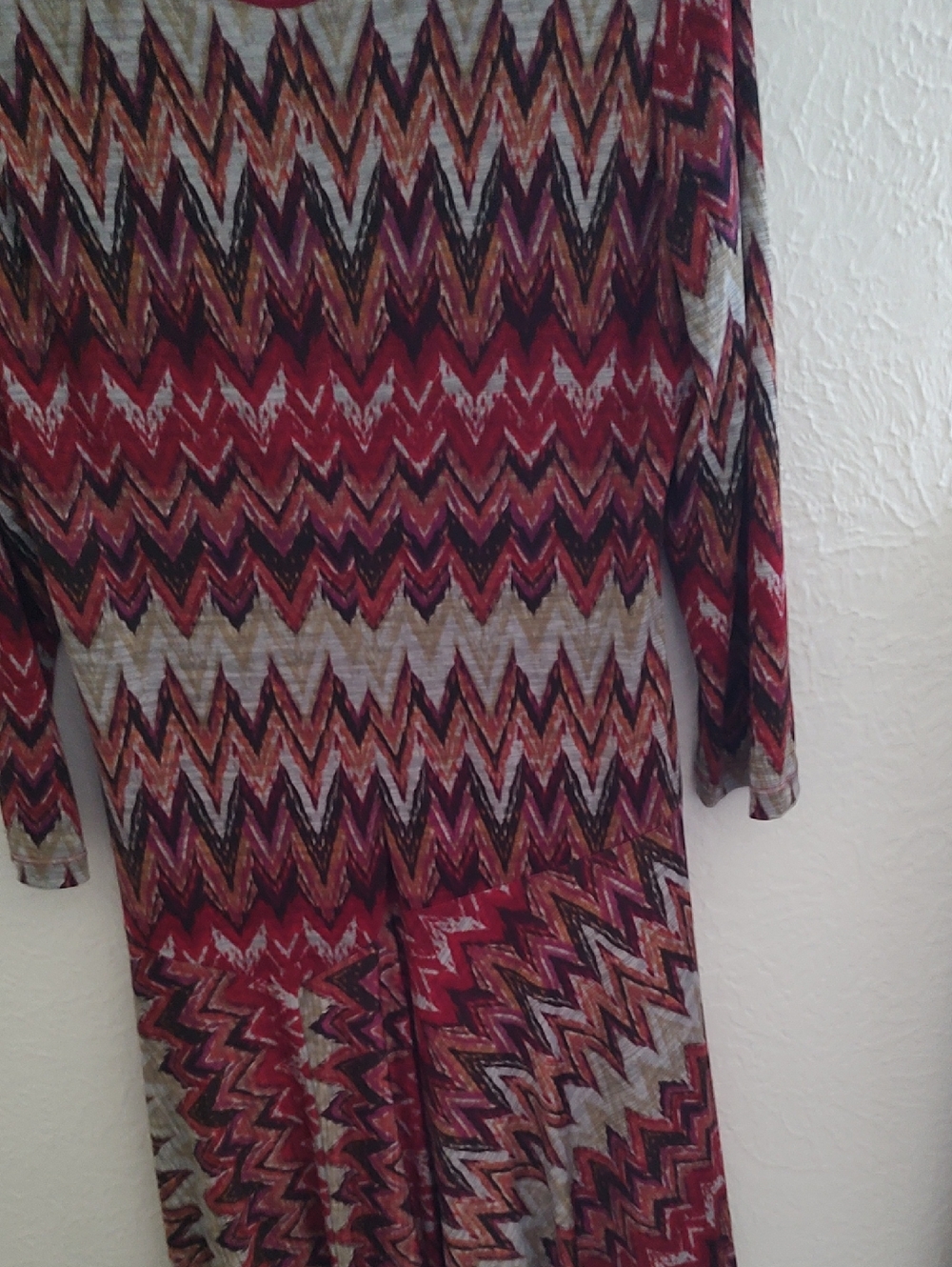 Rabbit Rabbit Rabbit Solid Deep Red, Rust & Black Dress - Picture 5 of 8